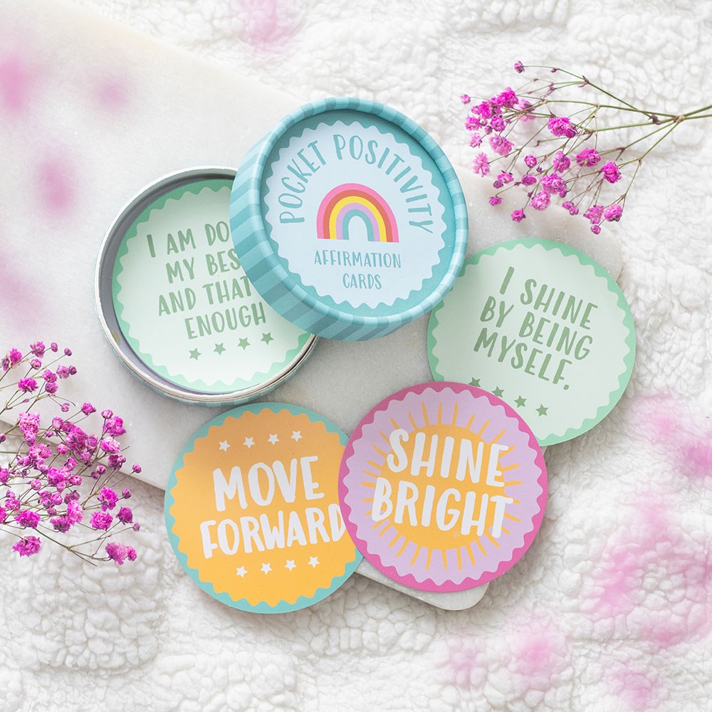 Pocket positivity affirmation cards