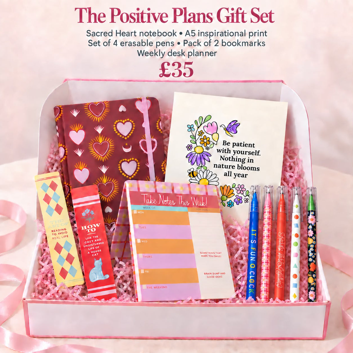 The Positive Plans Gift Set Serenity healing gifts