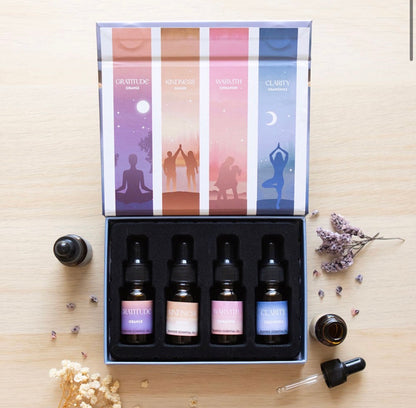 The mindfulness collection essential oil set Serenity healing gifts