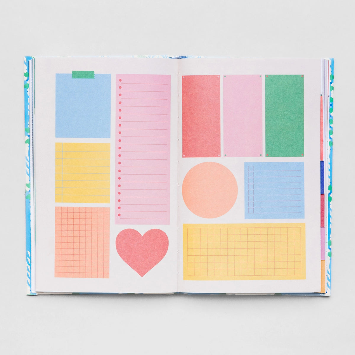 Blue Tiled Classic Planner Serenity healing gifts