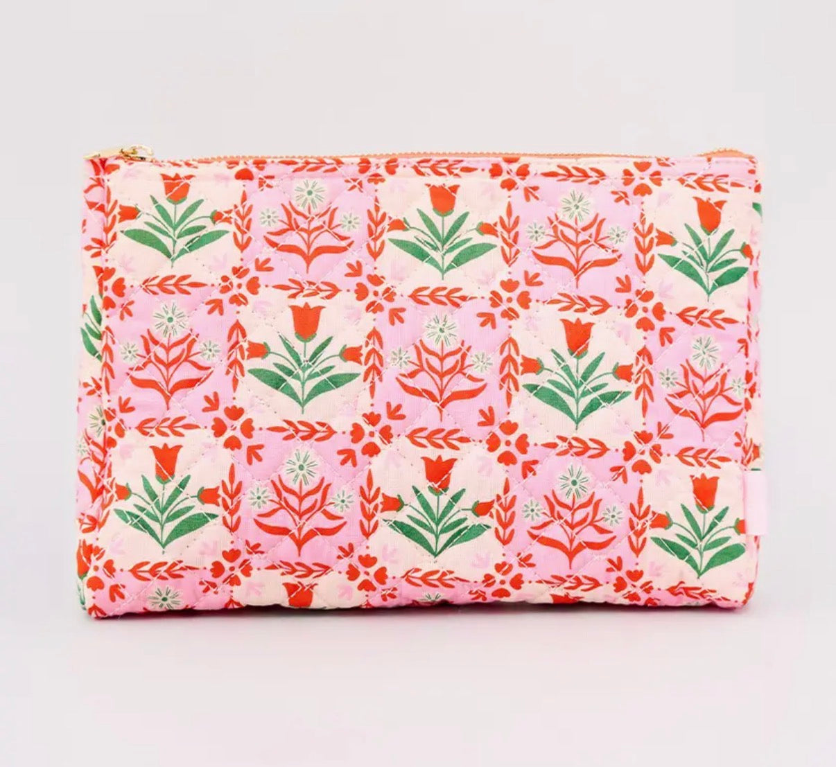 Pink floral pouch Serenity healing gifts