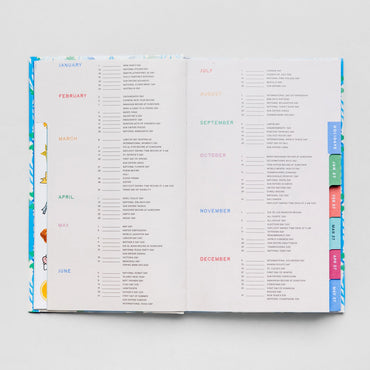 Blue Tiled Classic Planner Serenity healing gifts
