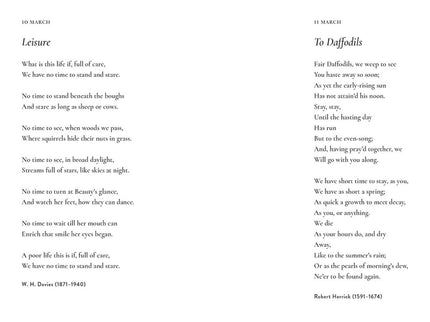 Gedicht, das man jeden Tag im Jahr laut lesen kann