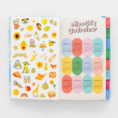 Blue Tiled Classic Planner Serenity healing gifts