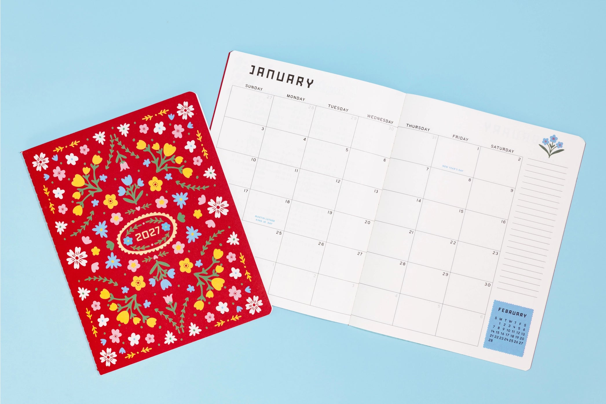 Scandinavian 12 Month Planner Serenity healing gifts