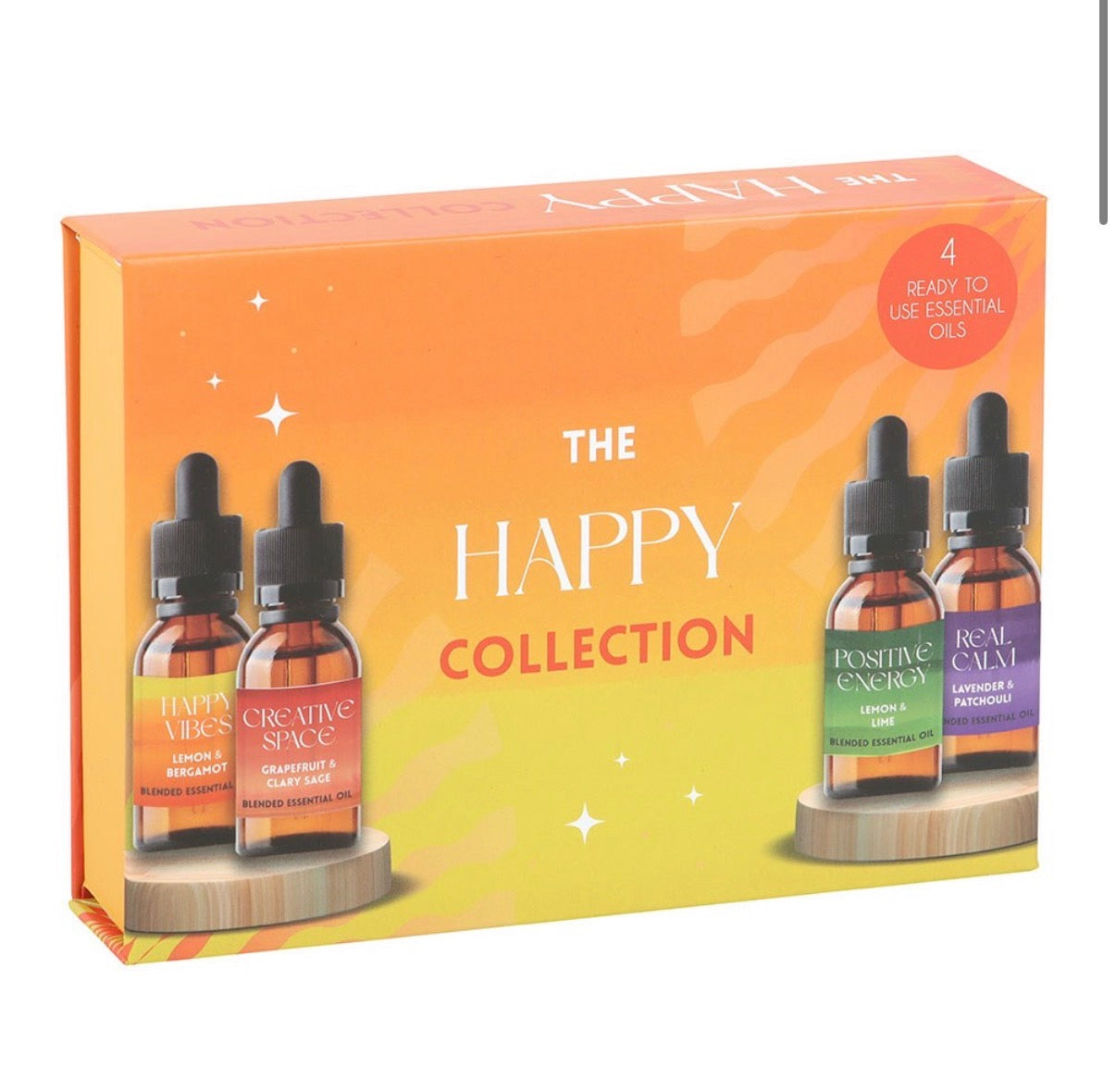 The happy collection essential oil set