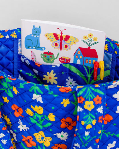 Scandinavian inspired blue tote bag Serenity healing gifts
