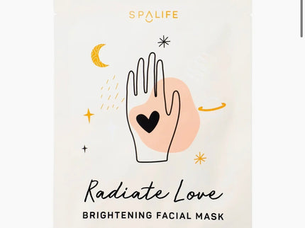 Radiate love - brightening face mask