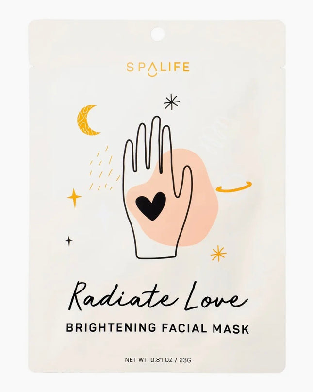 Radiate love - brightening face mask