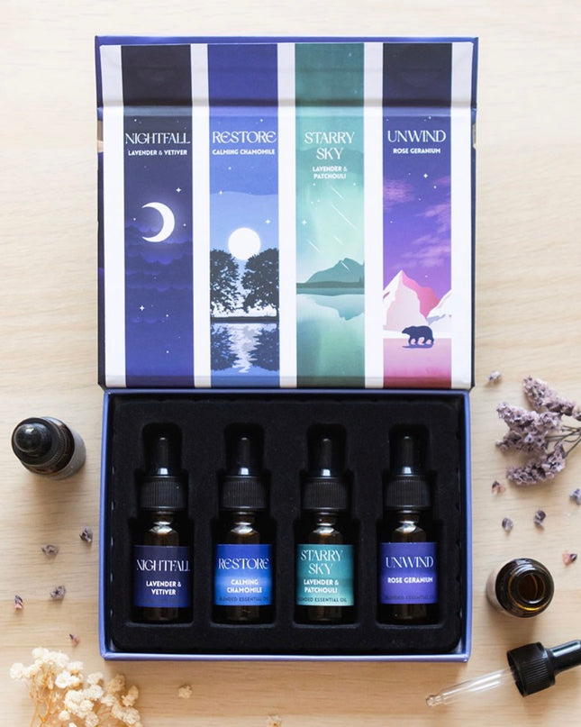 The sleep collection essential oil set