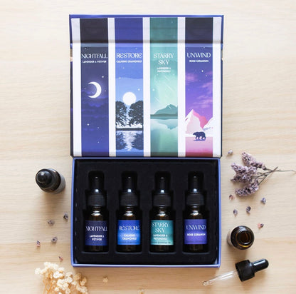 The sleep collection essential oil set Serenity healing gifts
