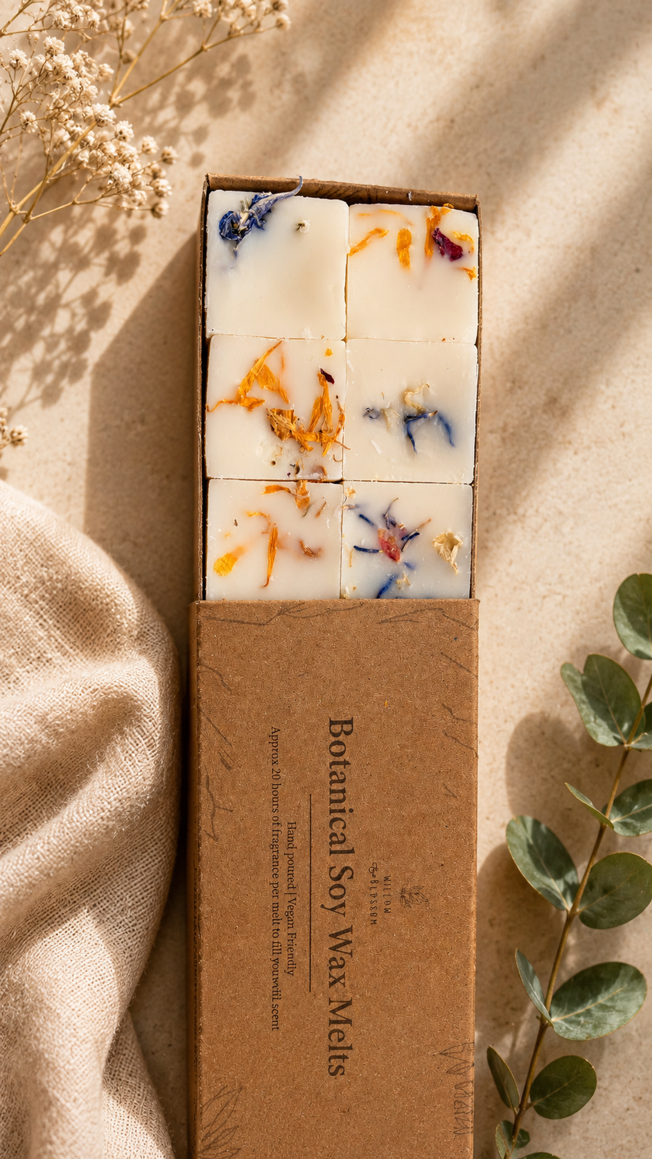 Botanical wax melts - 4 to choose from Serenity healing gifts