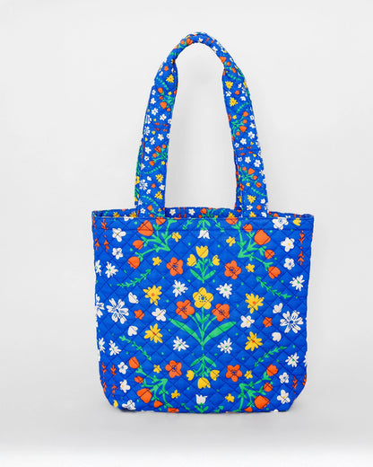 Scandinavian inspired blue tote bag Serenity healing gifts