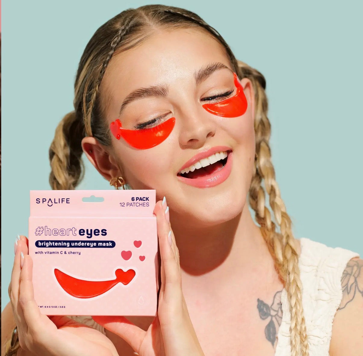 Hearteyes Brightening Undereye Masks - 8 Pk