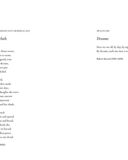 Poem To Read Aloud Every Day of the Year