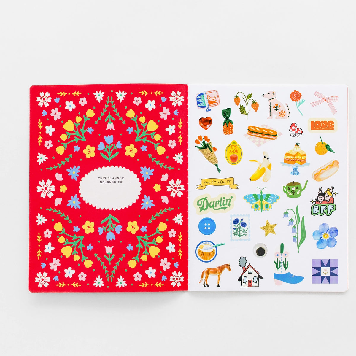 Scandinavian 12 Month Planner Serenity healing gifts
