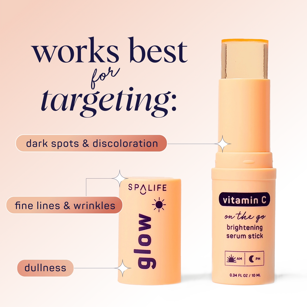 Glow Vitamin C Brightening Face Serum Stick Serenity healing gifts