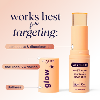 Glow Vitamin C Brightening Face Serum Stick Serenity healing gifts