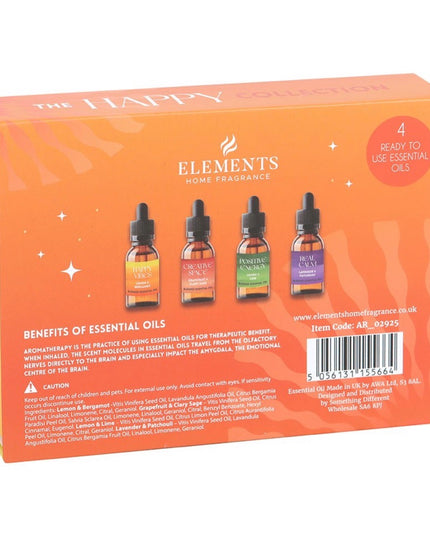 The happy collection essential oil set