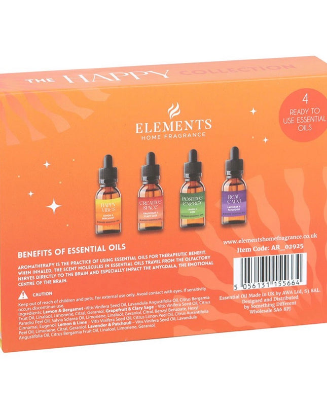 The happy collection essential oil set