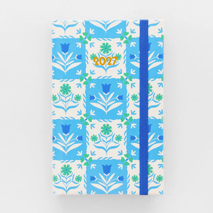 Blue Tiled Classic Planner Serenity healing gifts