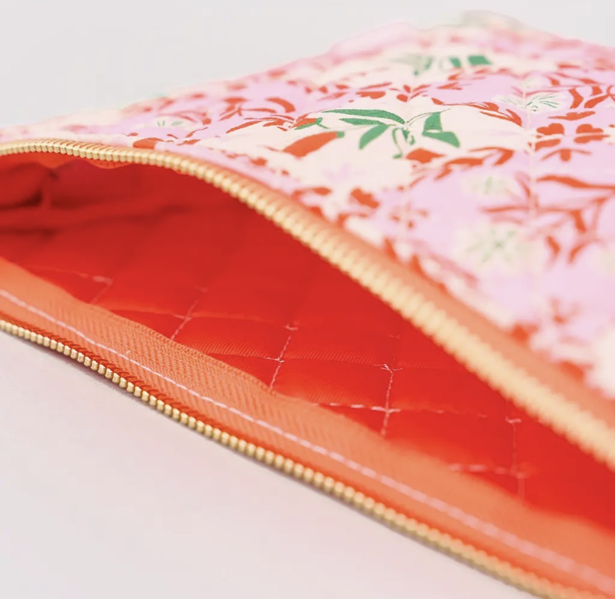 Pink floral pouch Serenity healing gifts