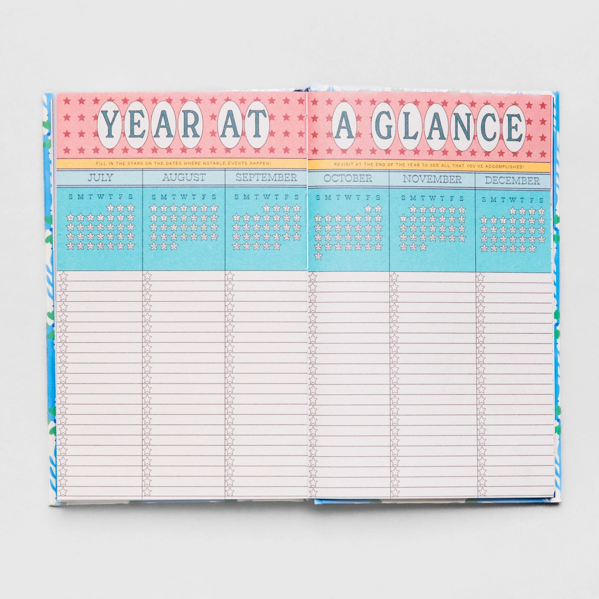 Blue Tiled Classic Planner Serenity healing gifts