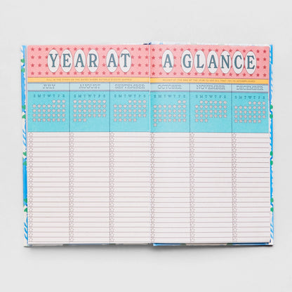 Blue Tiled Classic Planner Serenity healing gifts