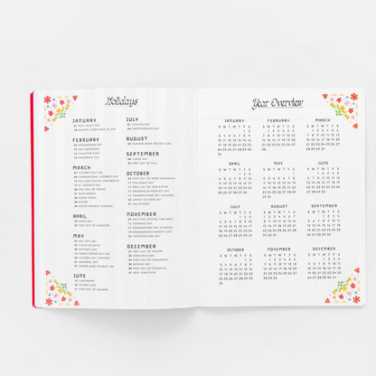 Scandinavian 12 Month Planner Serenity healing gifts