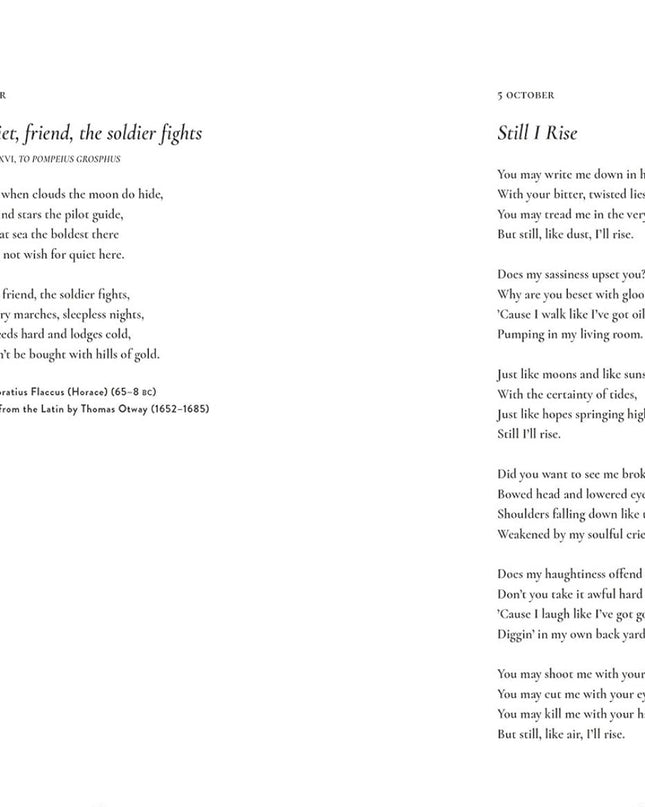 Poem To Read Aloud Every Day of the Year