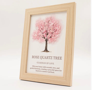 Rose Quartz Gemstone Tree – Guardian of Love Serenity healing gifts