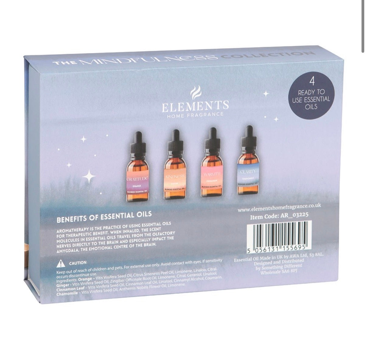 The mindfulness collection essential oil set Serenity healing gifts