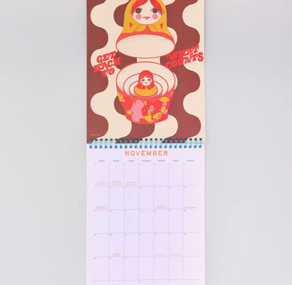 Wall calander 2027 Serenity healing gifts