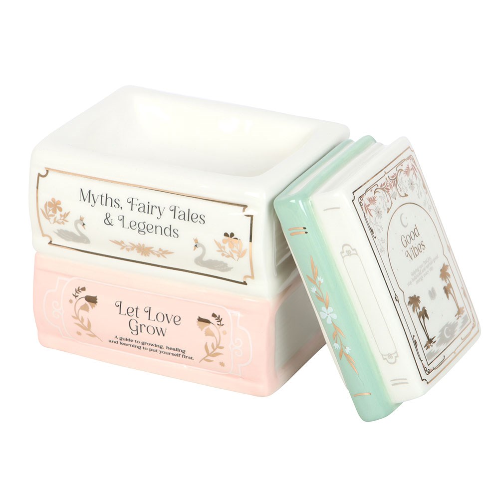 Book stack oil burner