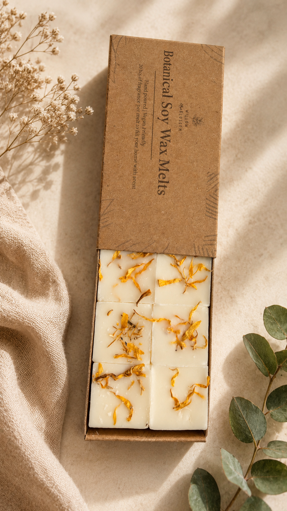 Botanical wax melts - 4 to choose from Serenity healing gifts