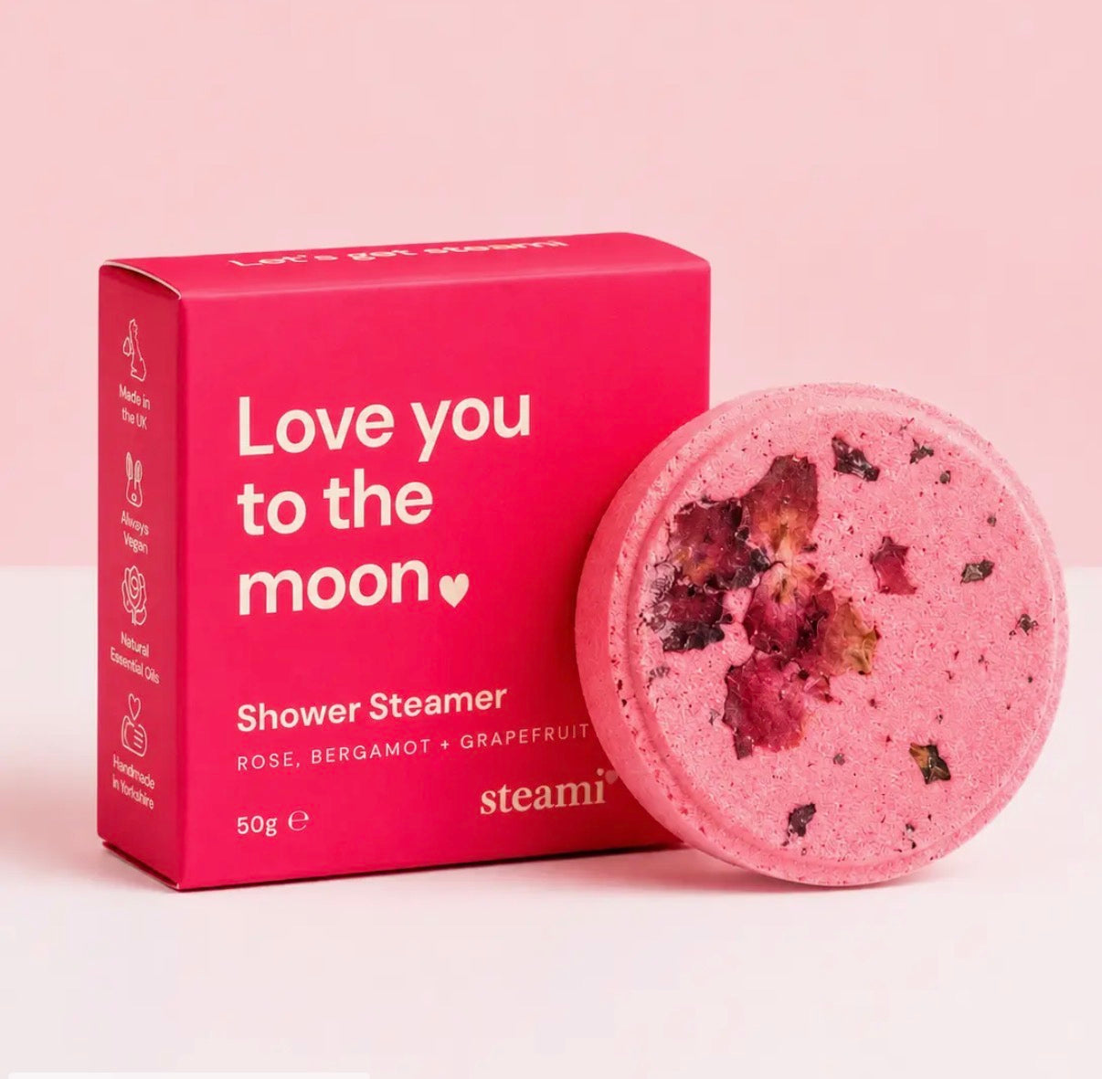I love you to the moon shower steamer Serenity healing gifts