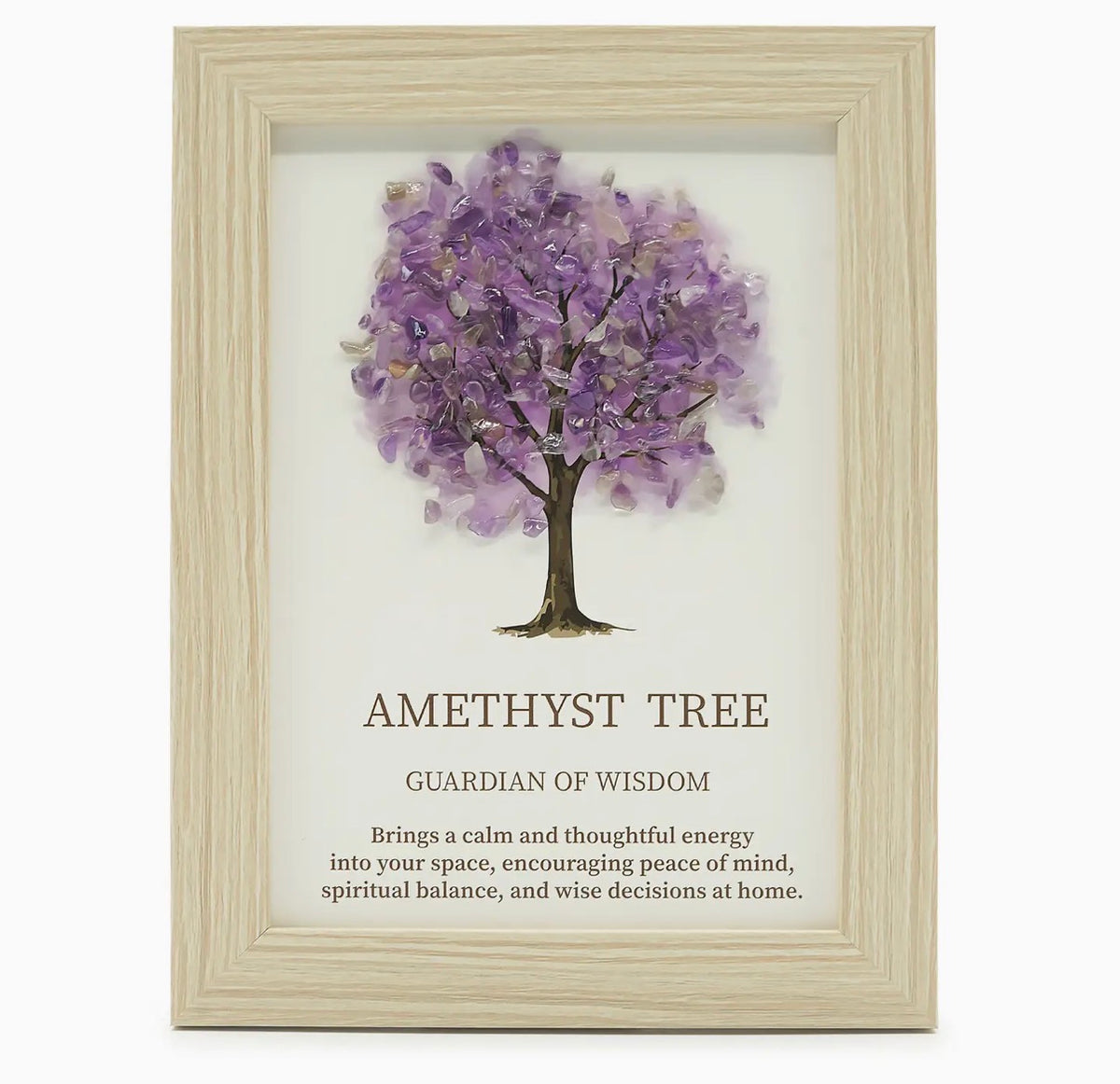 Amethyst Gemstone Tree – Guardian of Wisdom Serenity healing gifts