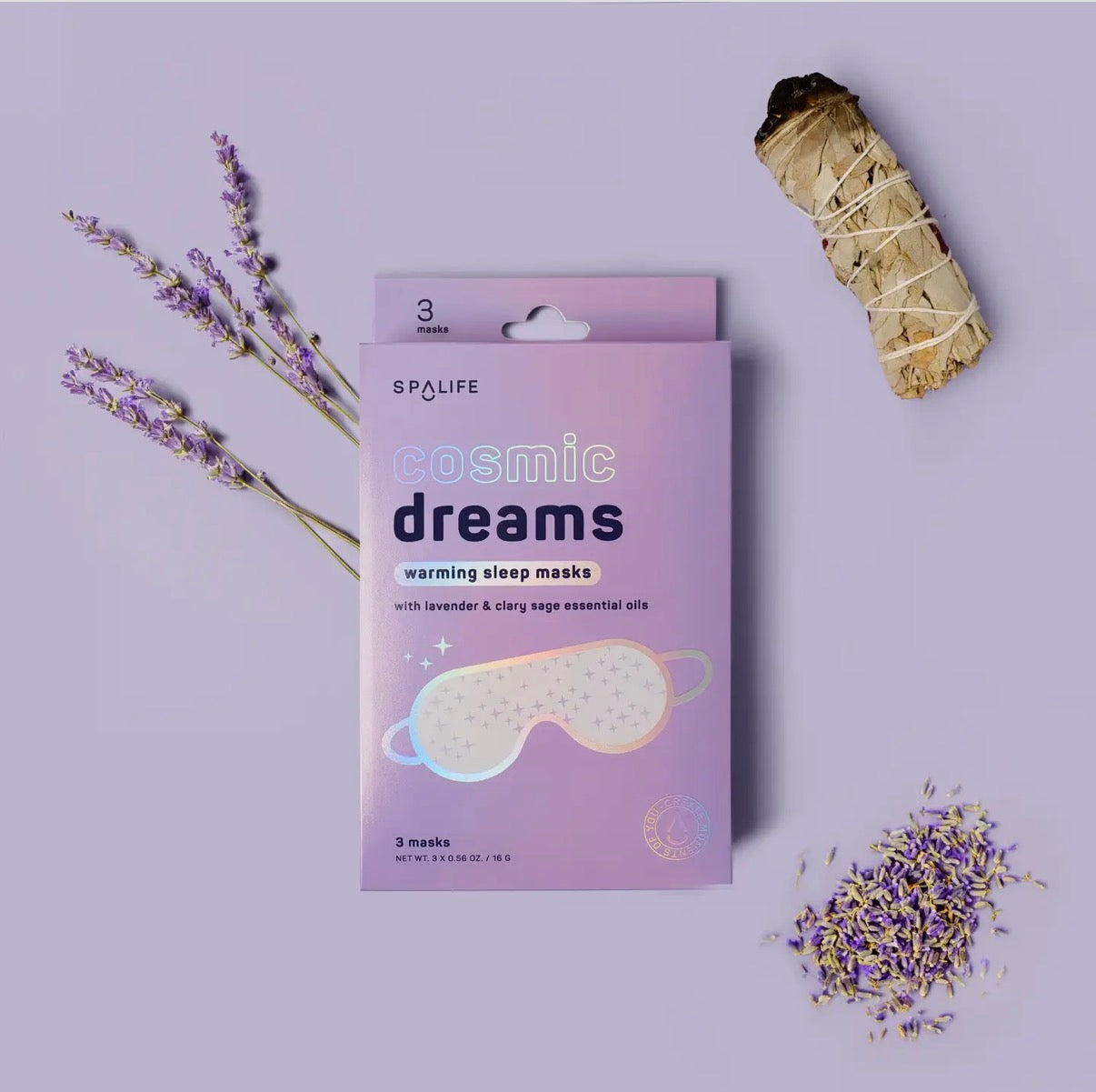 Cosmic dreams - self heating eye mask