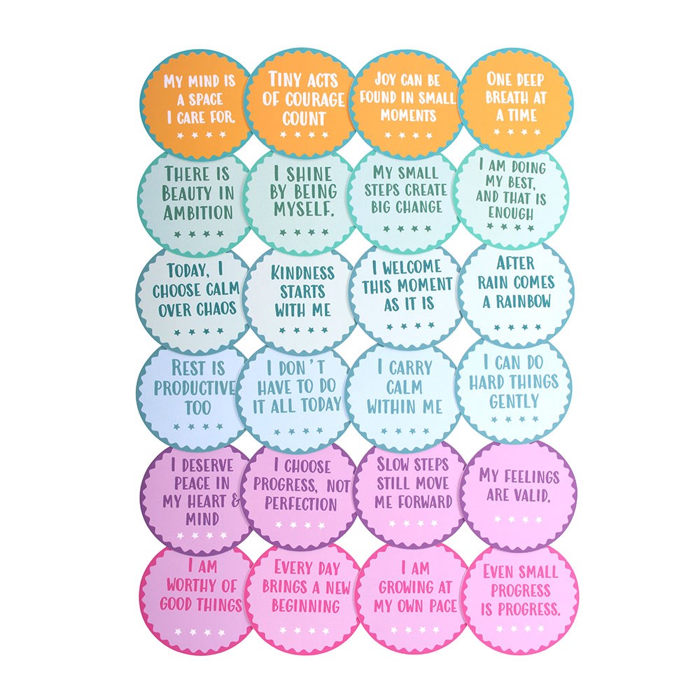 Pocket positivity affirmation cards
