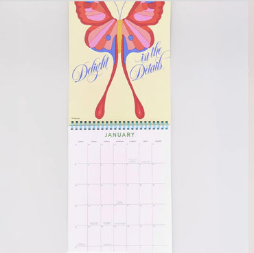 Wall calander 2027 Serenity healing gifts