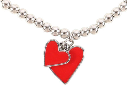 Alles, was du brauchst, ist Liebe, Perlenarmband mit Herz