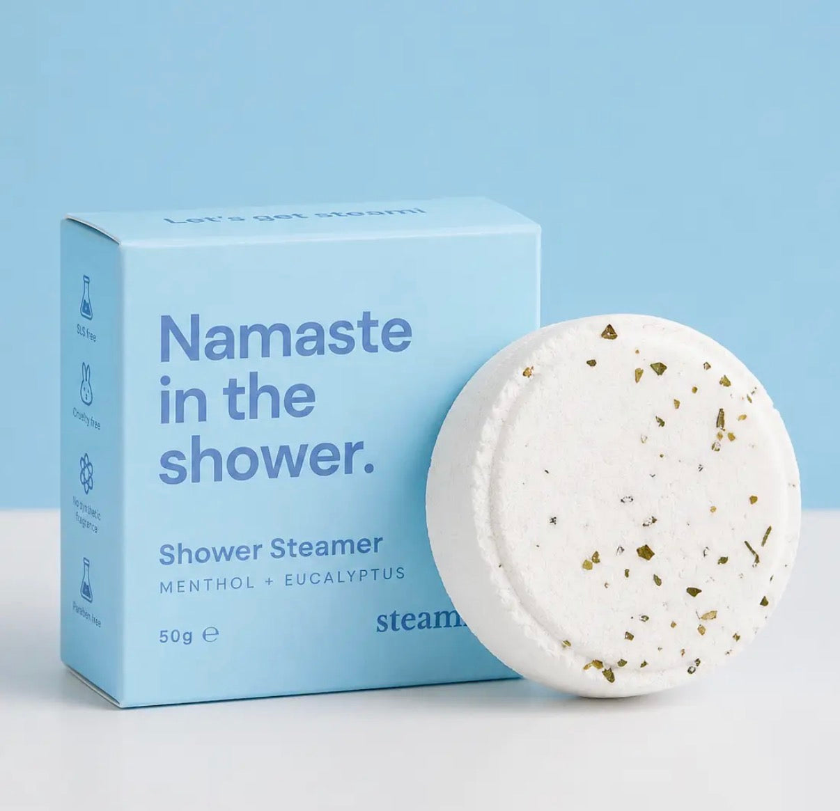 Namaste in the shower - shower steamer Serenity healing gifts