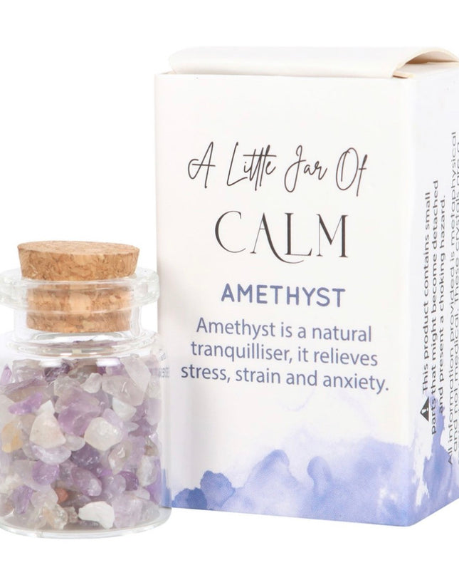 A little jar of calm - amethyst