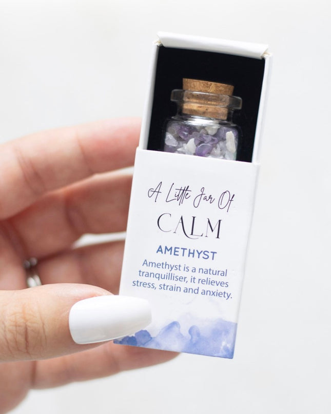 A little jar of calm - amethyst