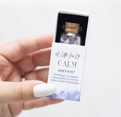 A little jar of calm - amethyst