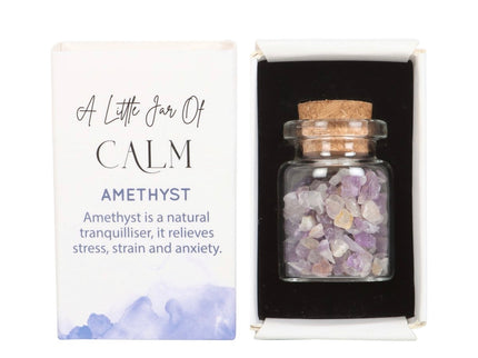 A little jar of calm - amethyst