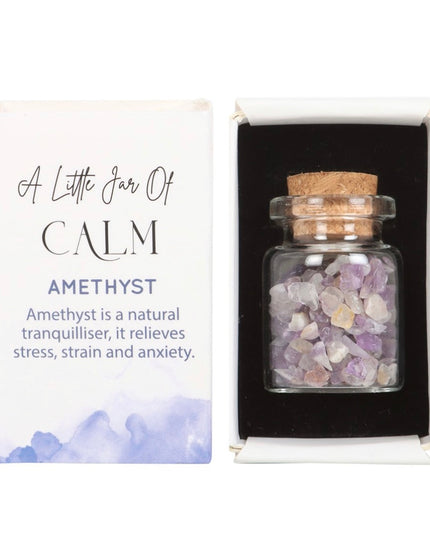 A little jar of calm - amethyst