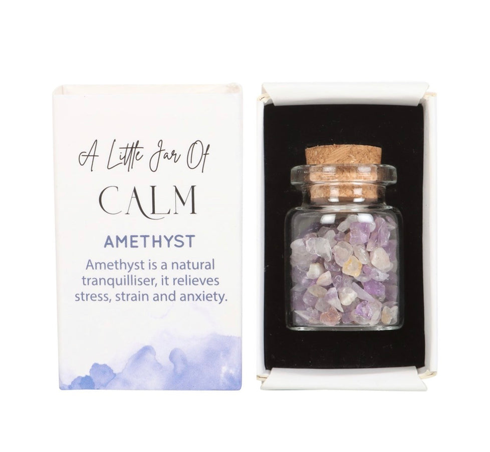 A little jar of calm - amethyst