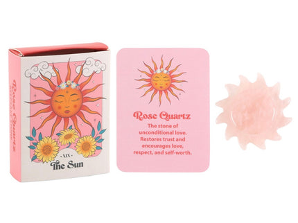 Sonnenfänger aus Rosenquarz