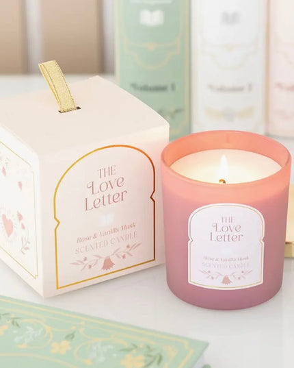 The Love Letter Rose & Vanilla Musk Candle